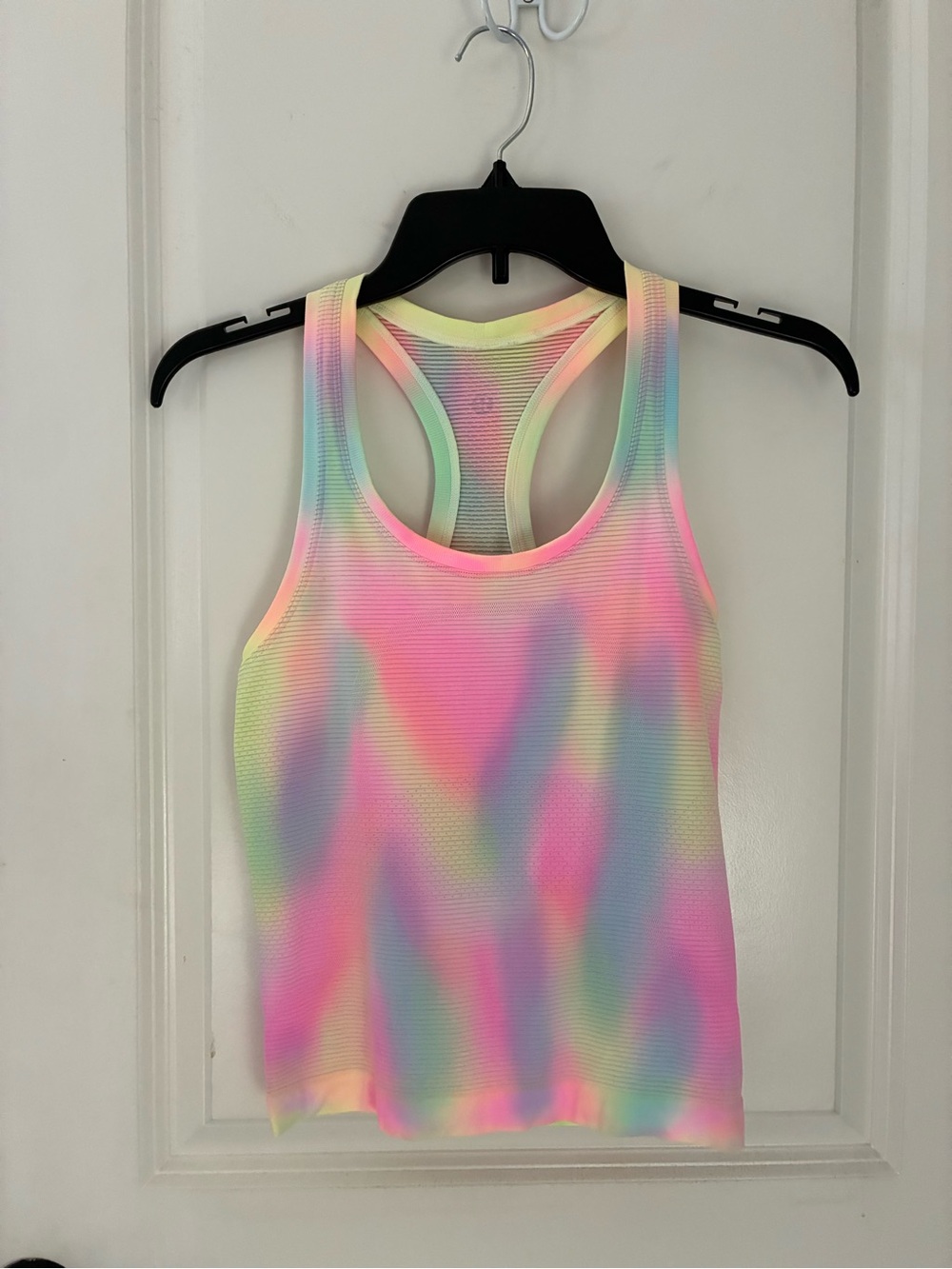 Women’s Racerback Tank Top - Pastel Rainbow